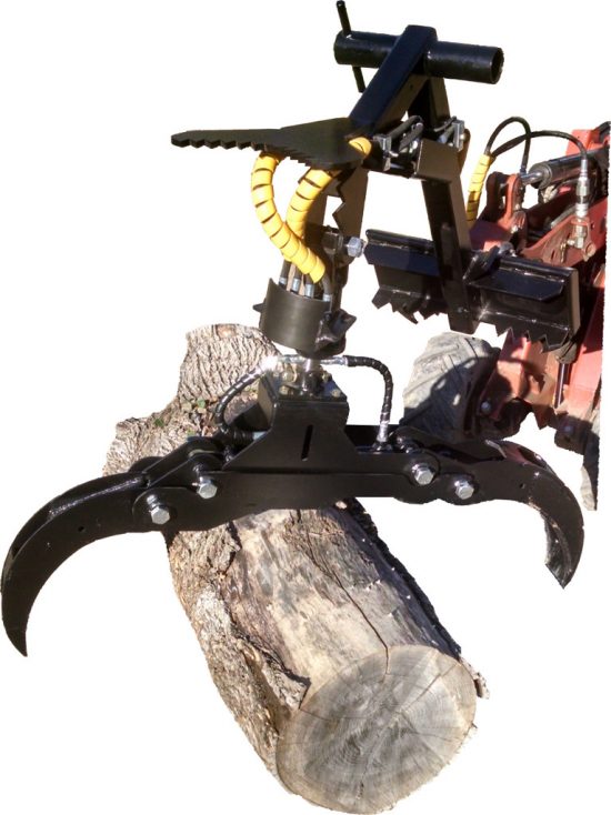 Branch Manager Grapple with Rotator (BMGR) Black Yellow Red