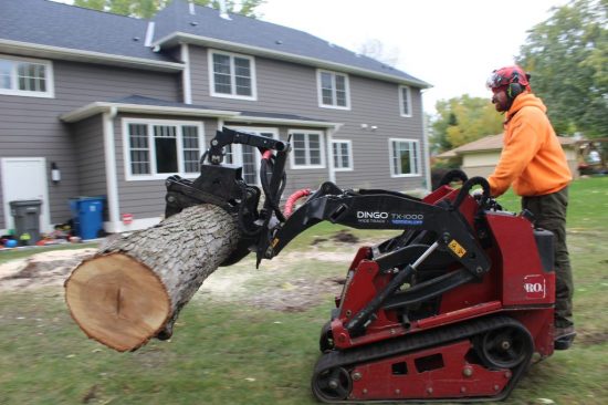 Toro with a Branch Manager grapple attached