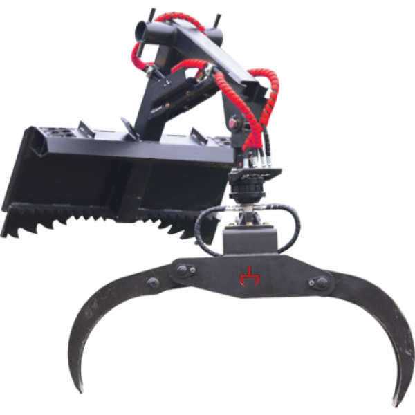 53" T4010 HDR Skid Steer Log Grapple Attachment