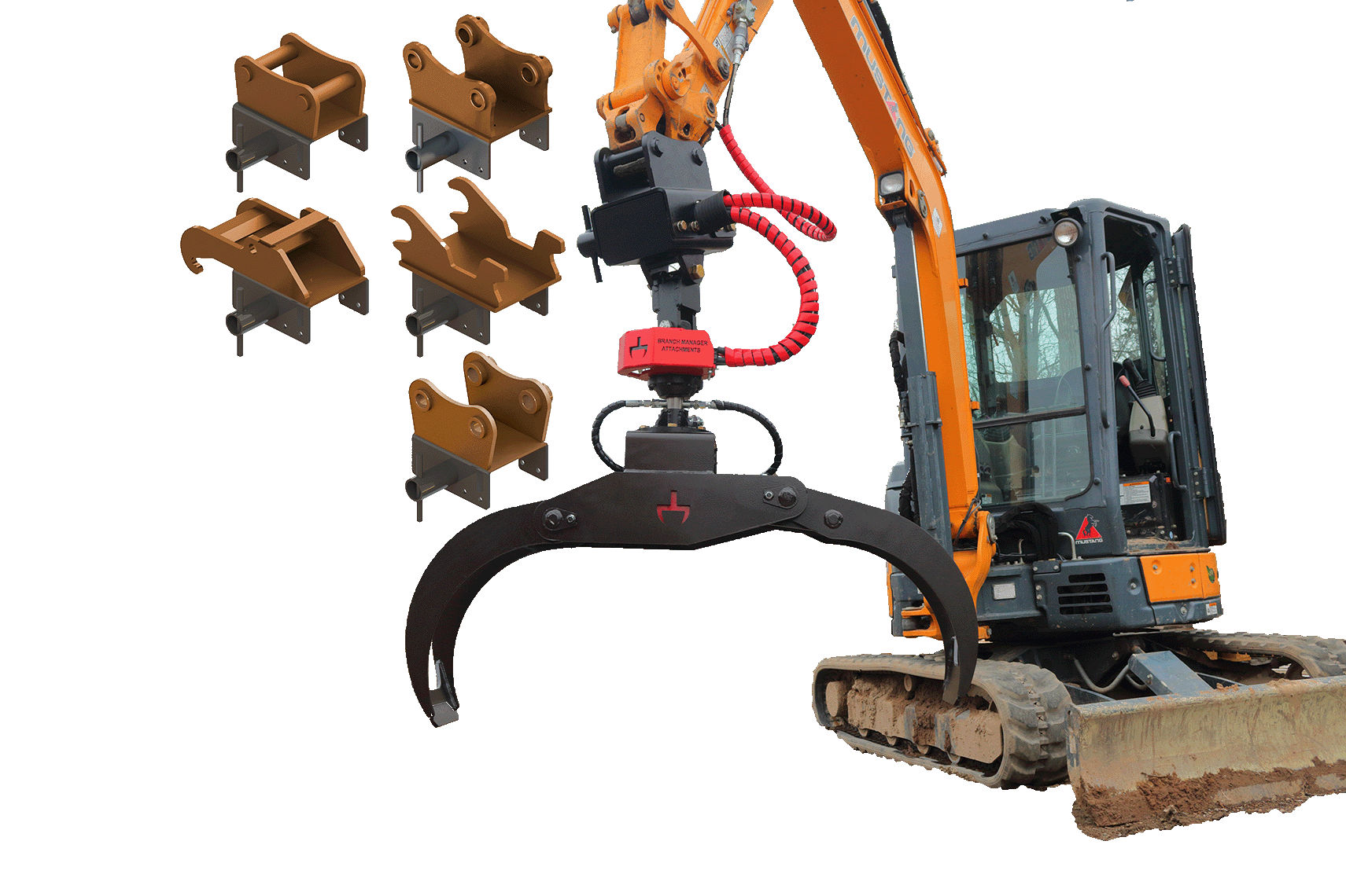 T4040 Excavator With Mount Variations