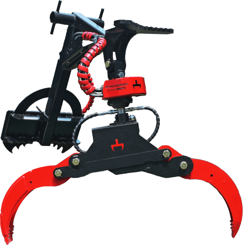BMGXR2 Bypass Log Grapple With Hardox Steel for Mid Sized Mini Machines