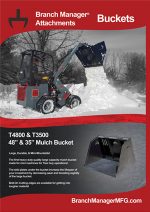 Branch Manager Attachments T4800 & T3500 Brochure