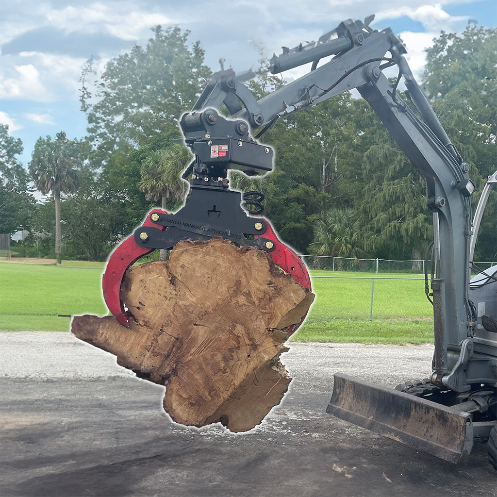 Branch Manager T1036EXR Mini Excavator Grapple Rigid