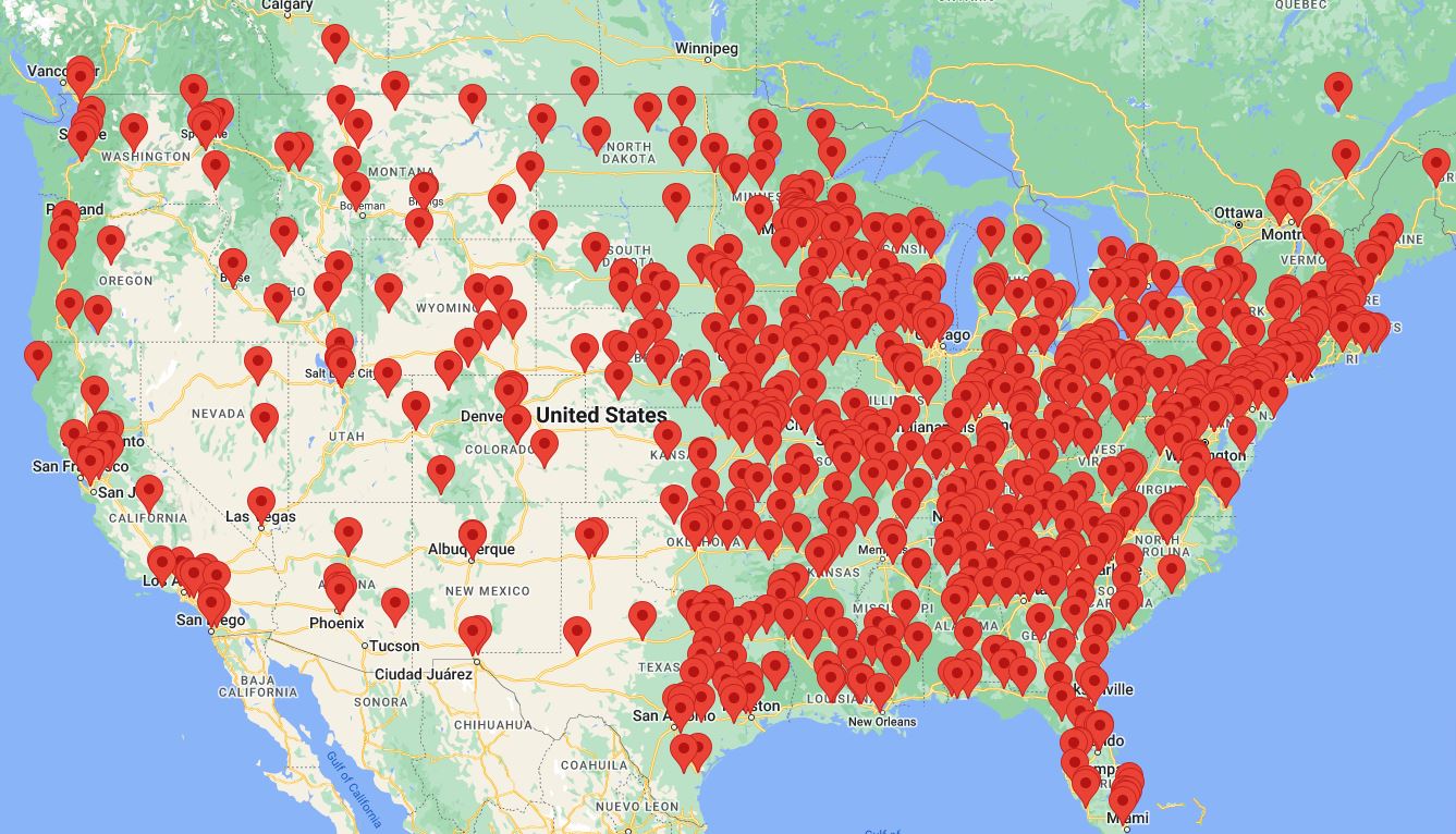 Branch Manager Attachments Dealer Locator, USA Dealers