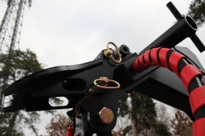 56" T2001 Log Grapple by Branch Manager Attachments Removable Tree Pusher